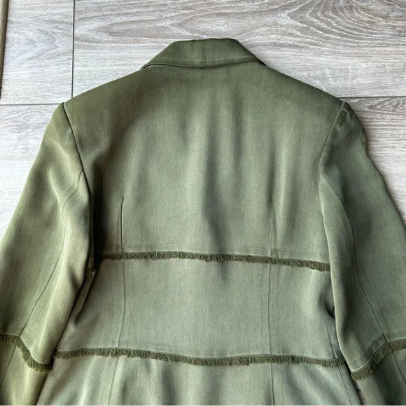 Lolly Pop Pure Silk Fringe  Trim Blazer - Picture 14 of 14